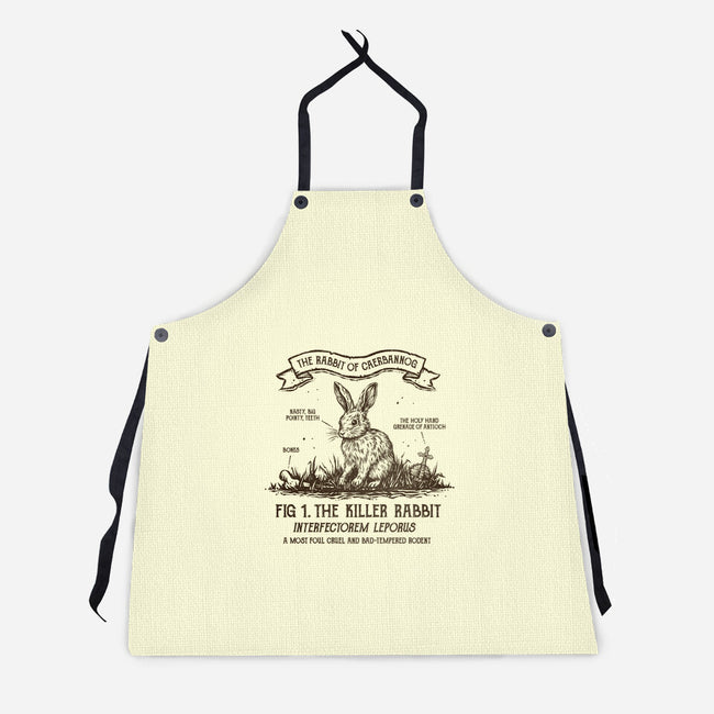 The Rabbit Of Caerbannog-Unisex-Kitchen-Apron-kg07
