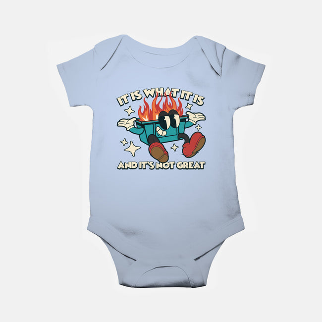 And It's Not Great-Baby-Basic-Onesie-RoboMega