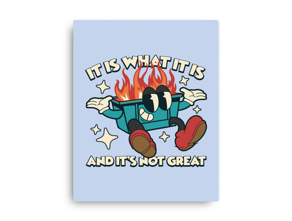 And It's Not Great