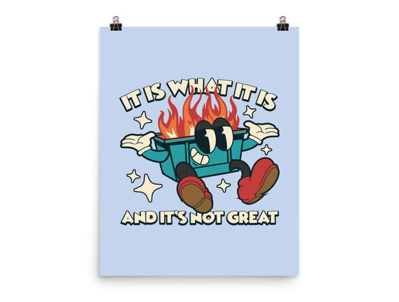 And It's Not Great