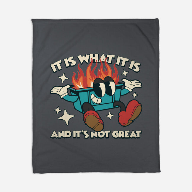 And It's Not Great-None-Fleece-Blanket-RoboMega