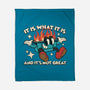 And It's Not Great-None-Fleece-Blanket-RoboMega