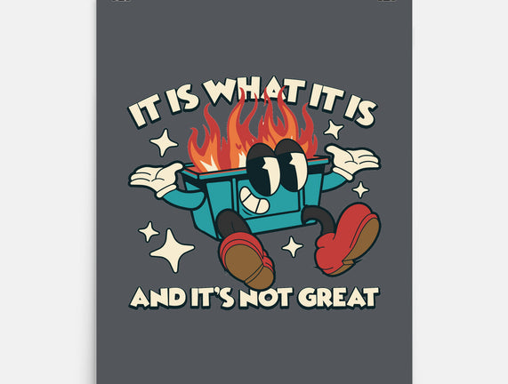 And It's Not Great