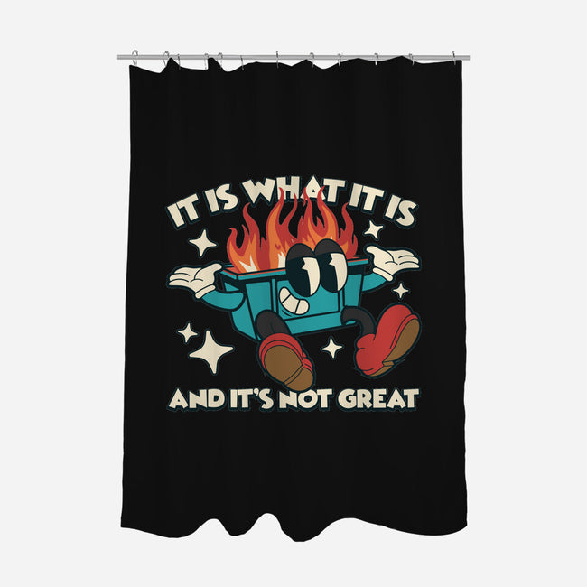 And It's Not Great-None-Polyester-Shower Curtain-RoboMega