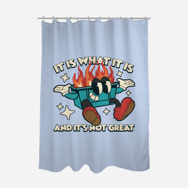 And It's Not Great-None-Polyester-Shower Curtain-RoboMega