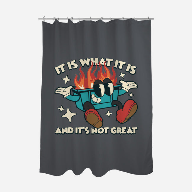 And It's Not Great-None-Polyester-Shower Curtain-RoboMega