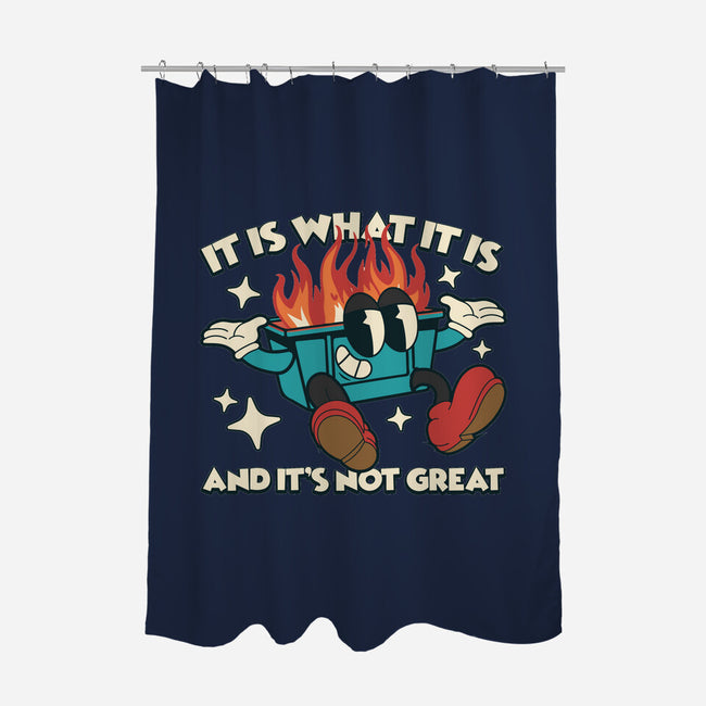And It's Not Great-None-Polyester-Shower Curtain-RoboMega