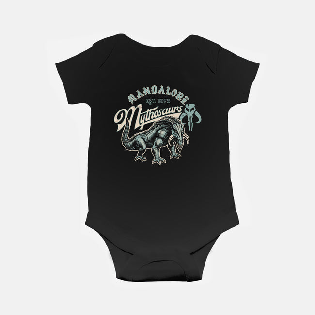 Mandalore Mythosaurs-Baby-Basic-Onesie-Wheels