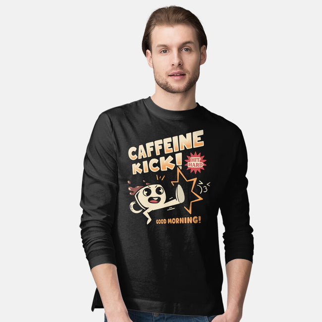 Caffeine Kick-Mens-Long Sleeved-Tee-rarpoint
