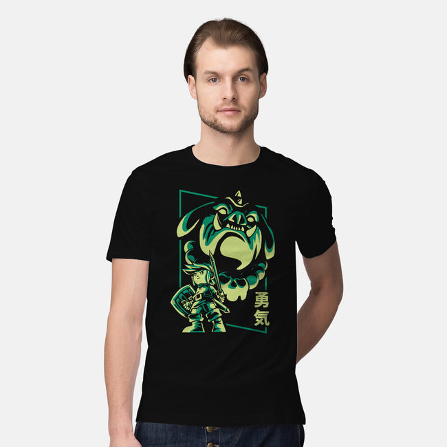 Courage And Ganon-Mens-Premium-Tee-arace