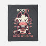 Moody Before My Coffee-None-Fleece-Blanket-TechraNova