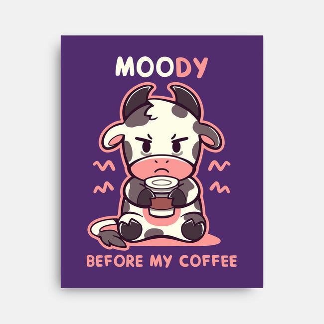 Moody Before My Coffee-None-Stretched-Canvas-TechraNova