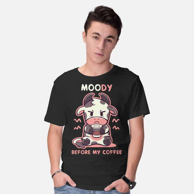 Moody Before My Coffee-Mens-Basic-Tee-TechraNova