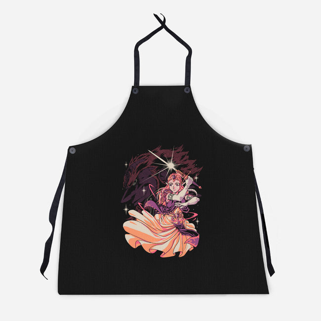 Princess Of Light-Unisex-Kitchen-Apron-Estudio Horta