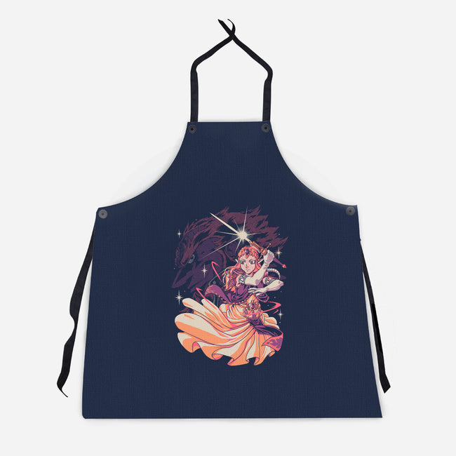 Princess Of Light-Unisex-Kitchen-Apron-Estudio Horta