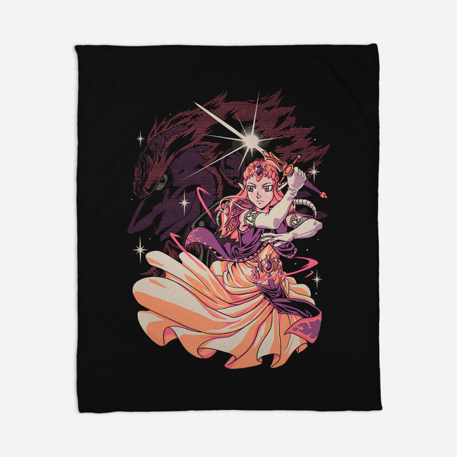 Princess Of Light-None-Fleece-Blanket-Estudio Horta