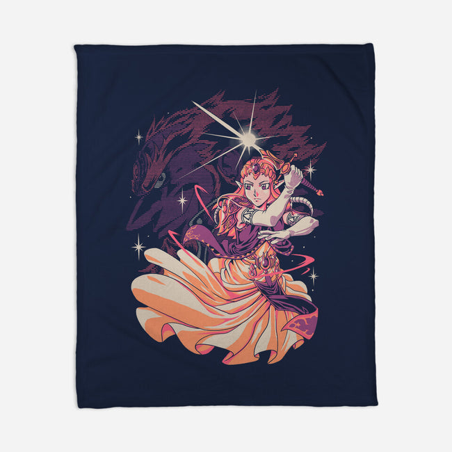 Princess Of Light-None-Fleece-Blanket-Estudio Horta