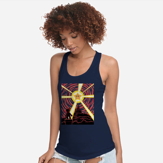 Galaxy Star-Womens-Racerback-Tank-rmatix