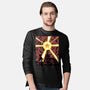 Galaxy Star-Mens-Long Sleeved-Tee-rmatix