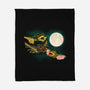 Three Gremlin Moon-None-Fleece-Blanket-jasesa