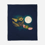 Three Gremlin Moon-None-Fleece-Blanket-jasesa