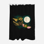 Three Gremlin Moon-None-Polyester-Shower Curtain-jasesa