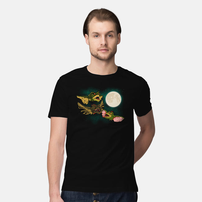 Three Gremlin Moon-Mens-Premium-Tee-jasesa