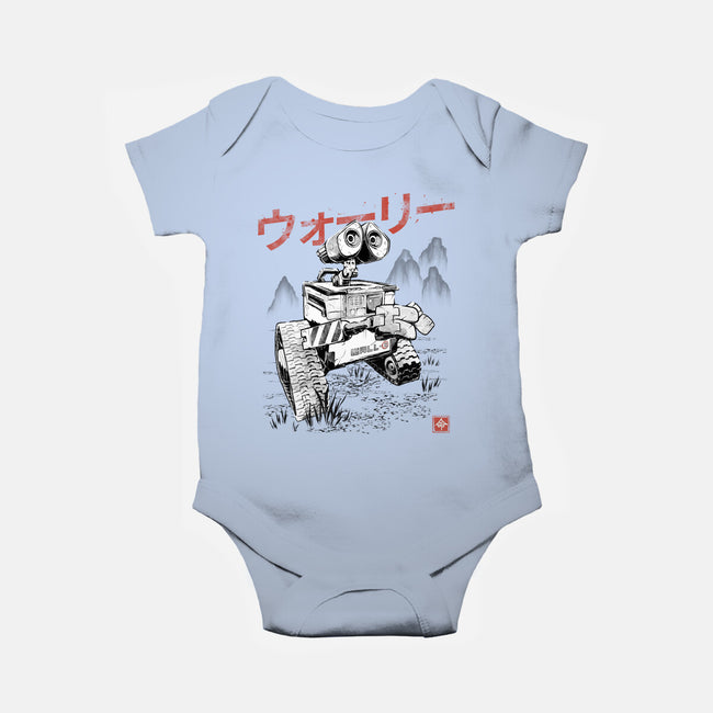 EcoBot Sumi-E-Baby-Basic-Onesie-Astrobot Invention