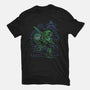 Neon Line-Art Hyrule Savior-Mens-Premium-Tee-Astrobot Invention