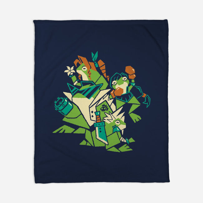 Croaking Saviors-None-Fleece-Blanket-Henrique Torres
