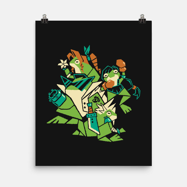 Croaking Saviors-None-Matte-Poster-Henrique Torres