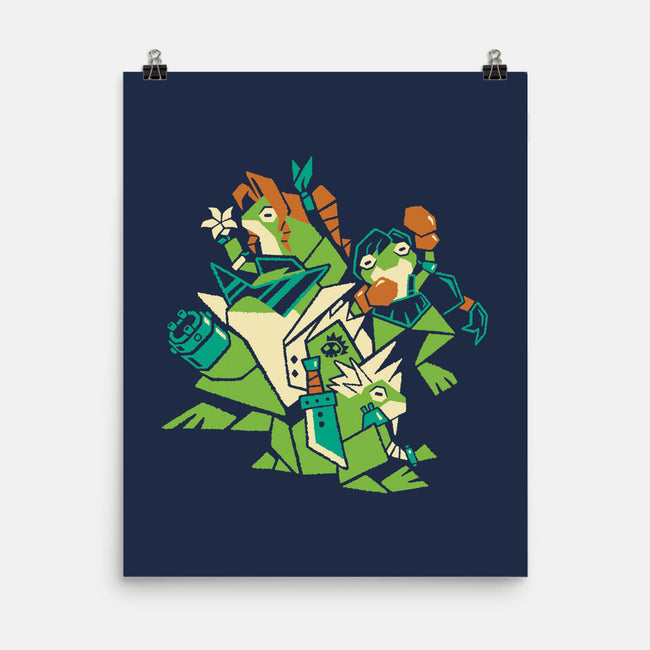 Croaking Saviors-None-Matte-Poster-Henrique Torres