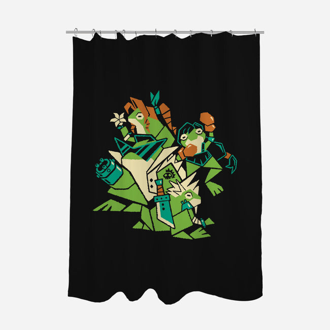 Croaking Saviors-None-Polyester-Shower Curtain-Henrique Torres