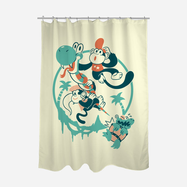 Bouncy Buddy-None-Polyester-Shower Curtain-Henrique Torres