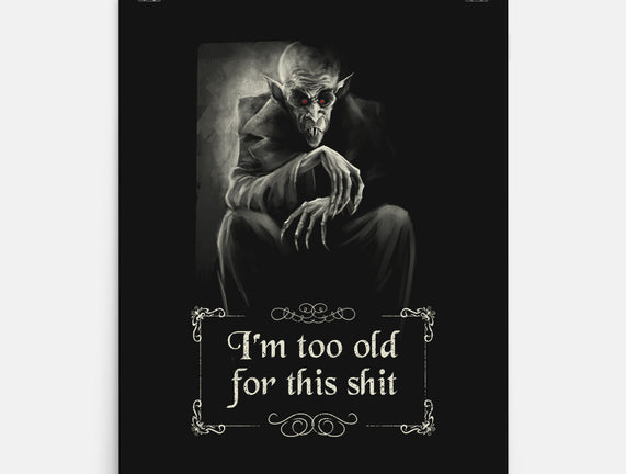 Nosferatu Is Too Old