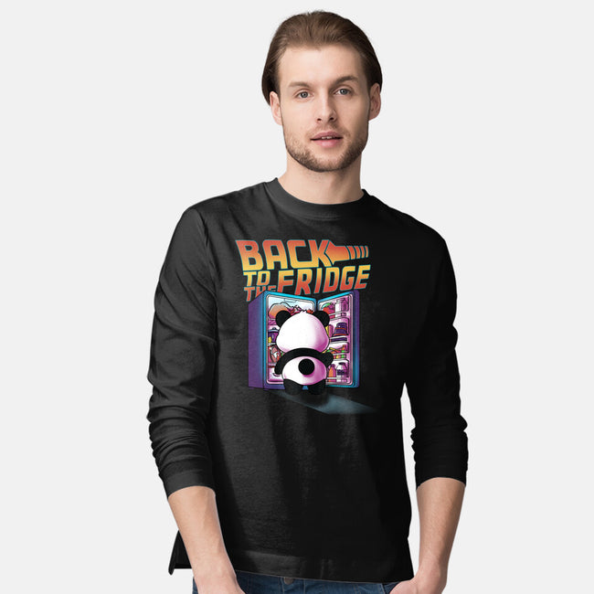 Back To The Fridge-Mens-Long Sleeved-Tee-fanfabio