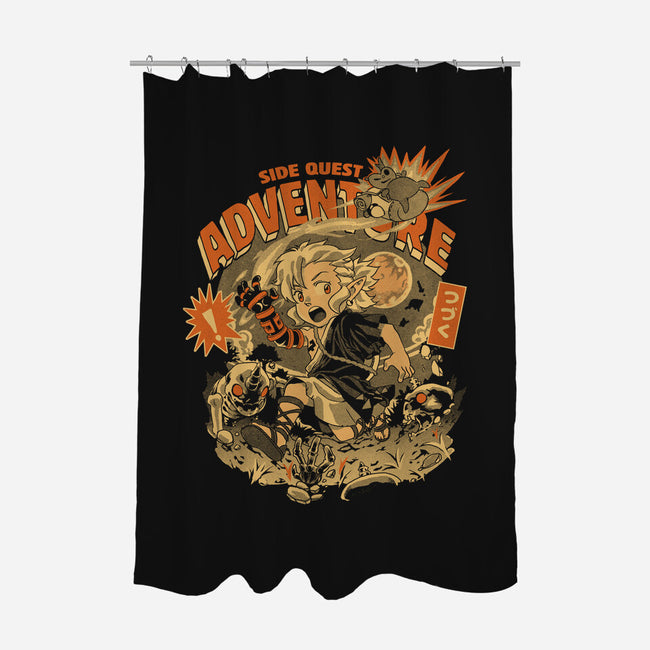 Side Quest Adventure-None-Polyester-Shower Curtain-Estudio Horta