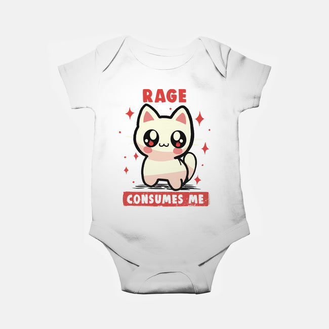 Rage Consumes Me-Baby-Basic-Onesie-TechraNova