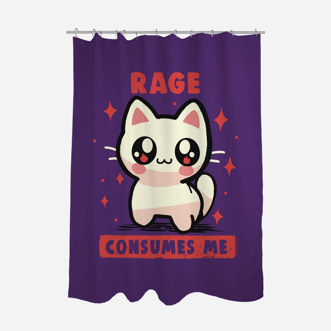 Rage Consumes Me-None-Polyester-Shower Curtain-TechraNova