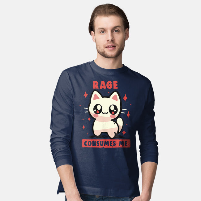 Rage Consumes Me-Mens-Long Sleeved-Tee-TechraNova