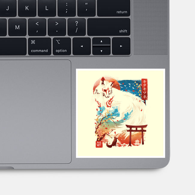 Kitsune Spirit-None-Glossy-Sticker-dandingeroz
