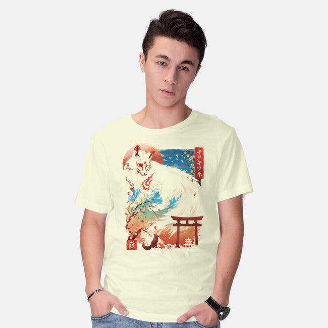 Kitsune Spirit-Mens-Basic-Tee-dandingeroz