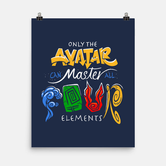 Four Elements Master-None-Matte-Poster-estudiofitas