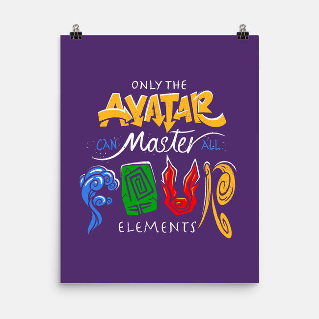 Four Elements Master-None-Matte-Poster-estudiofitas