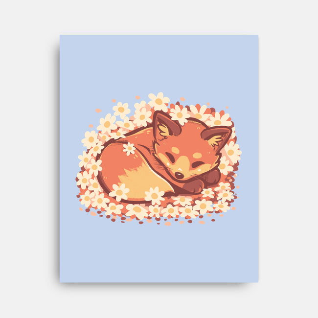 Daisy Spring Fox-None-Stretched-Canvas-TechraNova