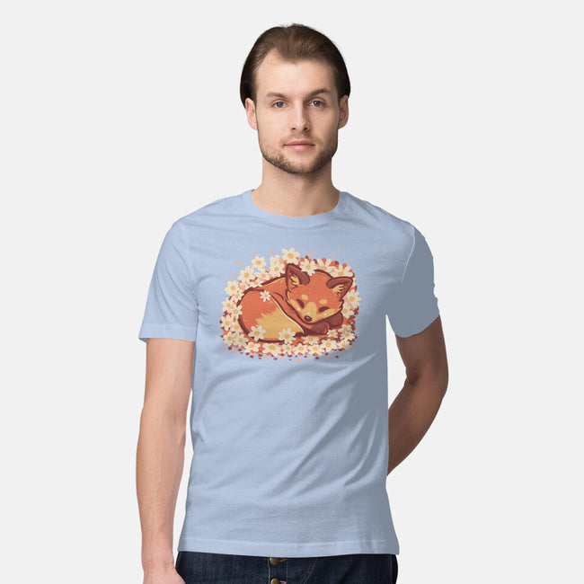 Daisy Spring Fox-Mens-Premium-Tee-TechraNova
