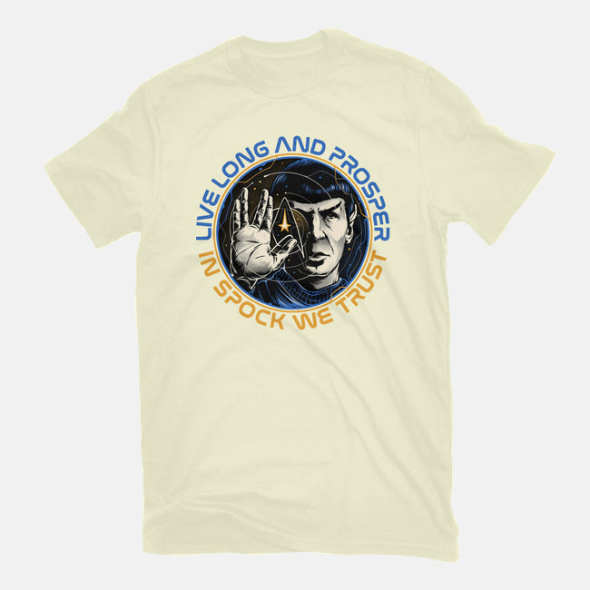 In Spock We Trust-Mens-Basic-Tee-momma_gorilla