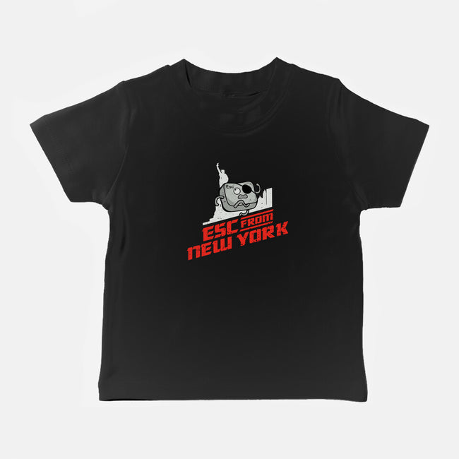 Esc From New York-Baby-Basic-Tee-retrodivision