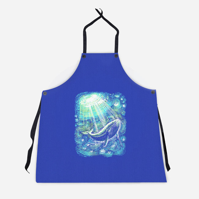 Starry Whale-Unisex-Kitchen-Apron-zascanauta