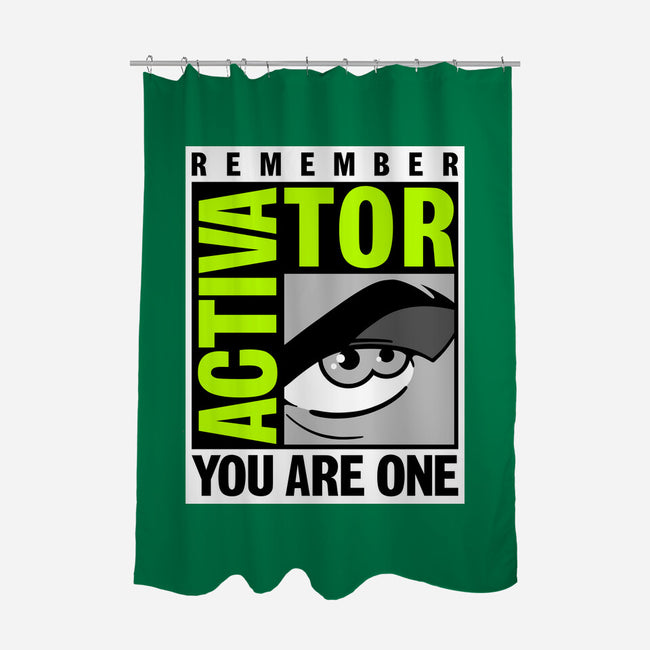 Activator-Con-None-Polyester-Shower Curtain-Getsousa!